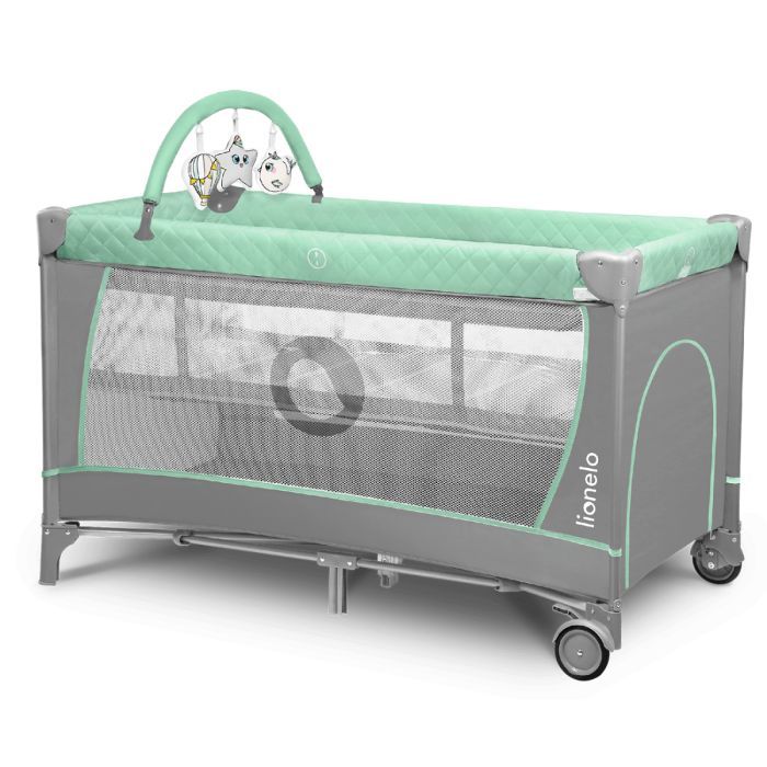 Детский манеж Lionelo Flower Turquoise (LO-FLOWER TURQUOISE) изображение 3