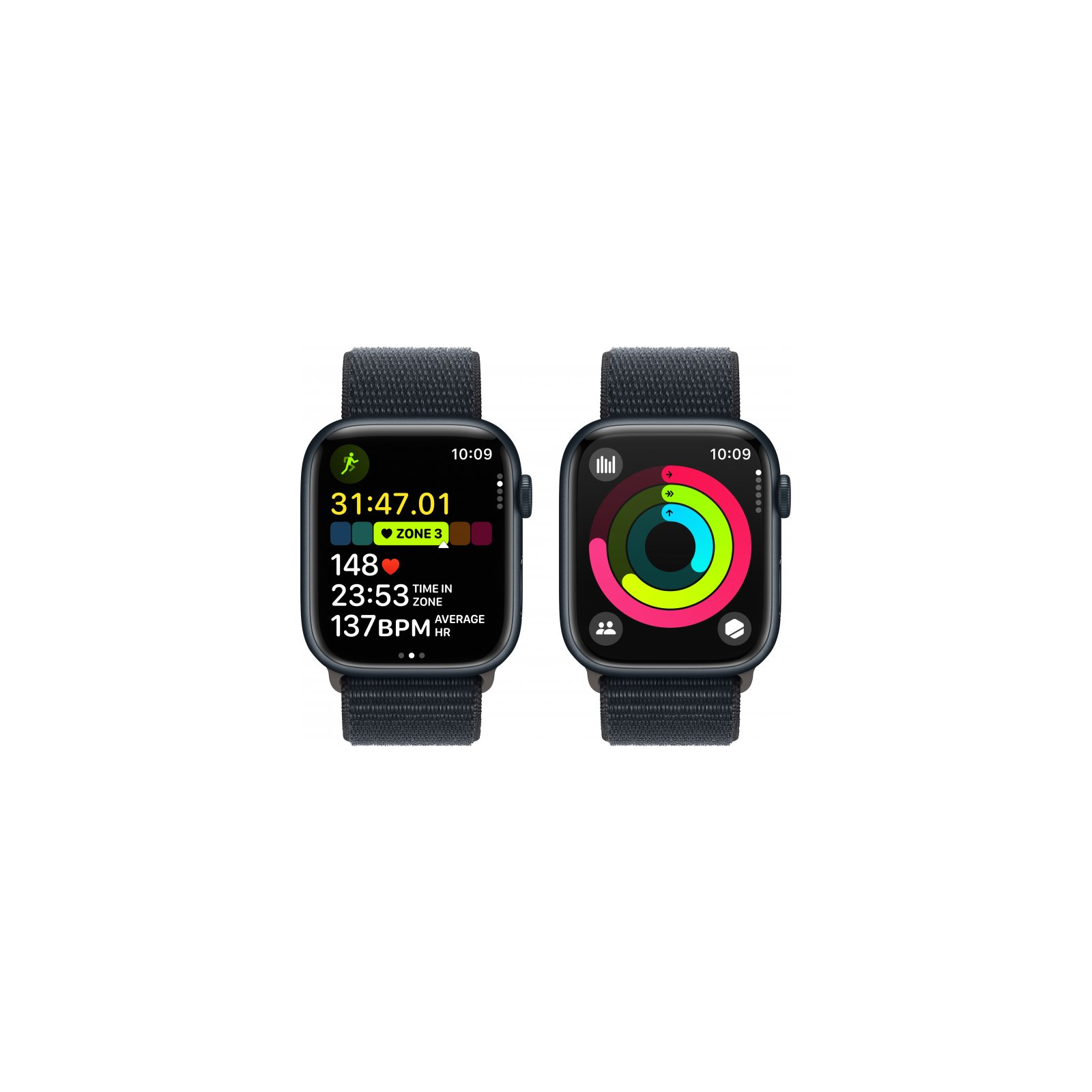 Смарт-годинник Apple Watch Series 9 GPS 45mm Pink Aluminium Case with Light Pink Sport Loop (MR9J3QP/A) зображення 8