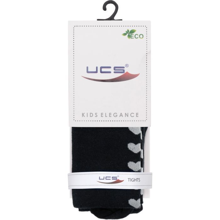 Колготки дитячі UCS Socks з сердечками (M0C0301-1443-146G-blue) зображення 3
