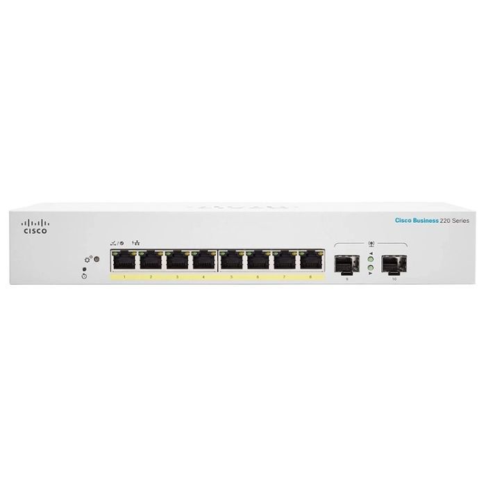 Коммутатор сетевой Cisco CBS220-8P-E-2G-EU