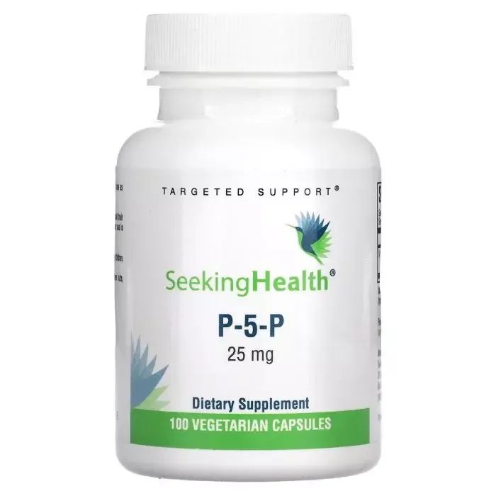 Вітамін Seeking Health P-5-P (піридоксальфосфат), 25 мг, P-5-P, 100 вегетаріанських кап (SKH-52099)