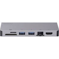 Порт-реплікатор Digitus Travel USB-C, 8 Port (DA-70877)
