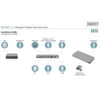 Порт-реплікатор Digitus Travel USB-C, 8 Port (DA-70877) зображення 9