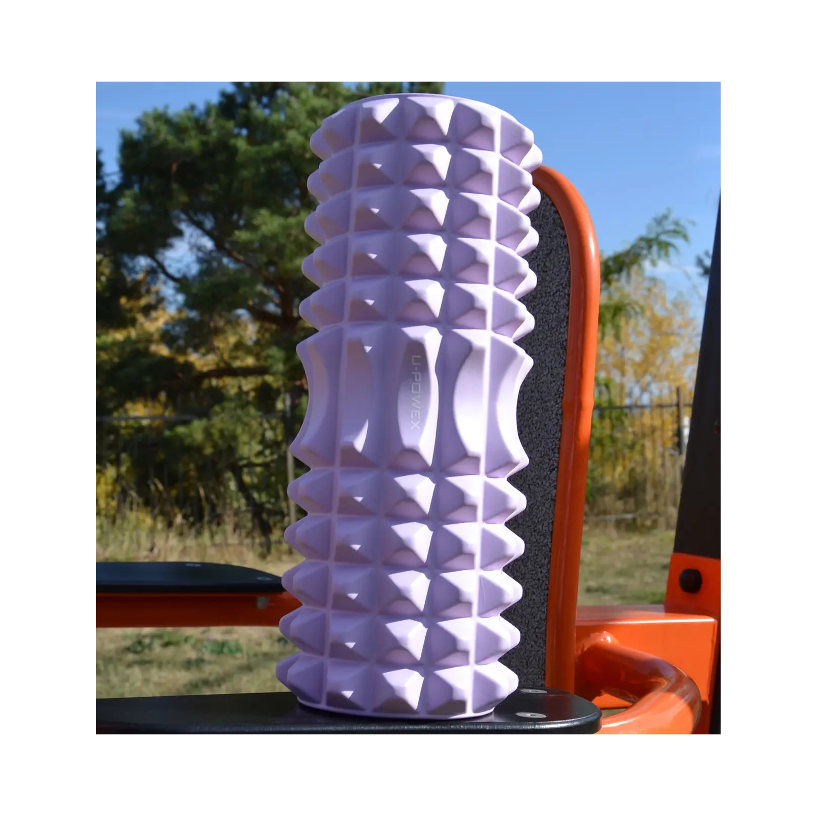 Масажний ролик U-Powex UP_1010 EVA foam roller 33x14см Type 2 Purpl (UP_1010_T2_Purple) зображення 4