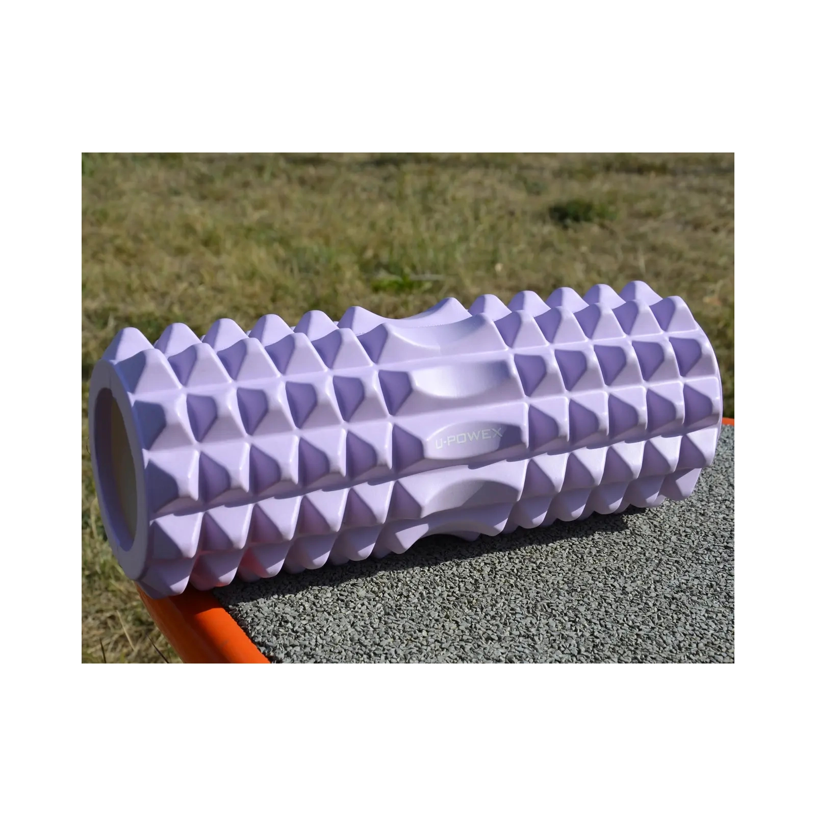 Масажний ролик U-Powex UP_1010 EVA foam roller 33x14см Type 2 Purpl (UP_1010_T2_Purple) зображення 6