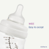 Пляшечка для годування Difrax S-bottle Wide антиколікова, силікон, 310 мл (737FE White) зображення 4