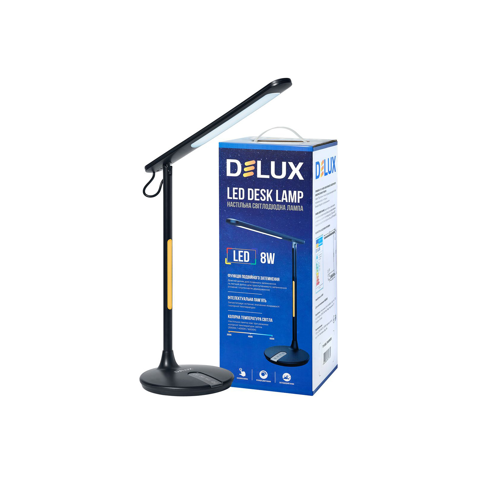 Настольная лампа Delux LED TF-550_8 Вт (90018136) изображение 2