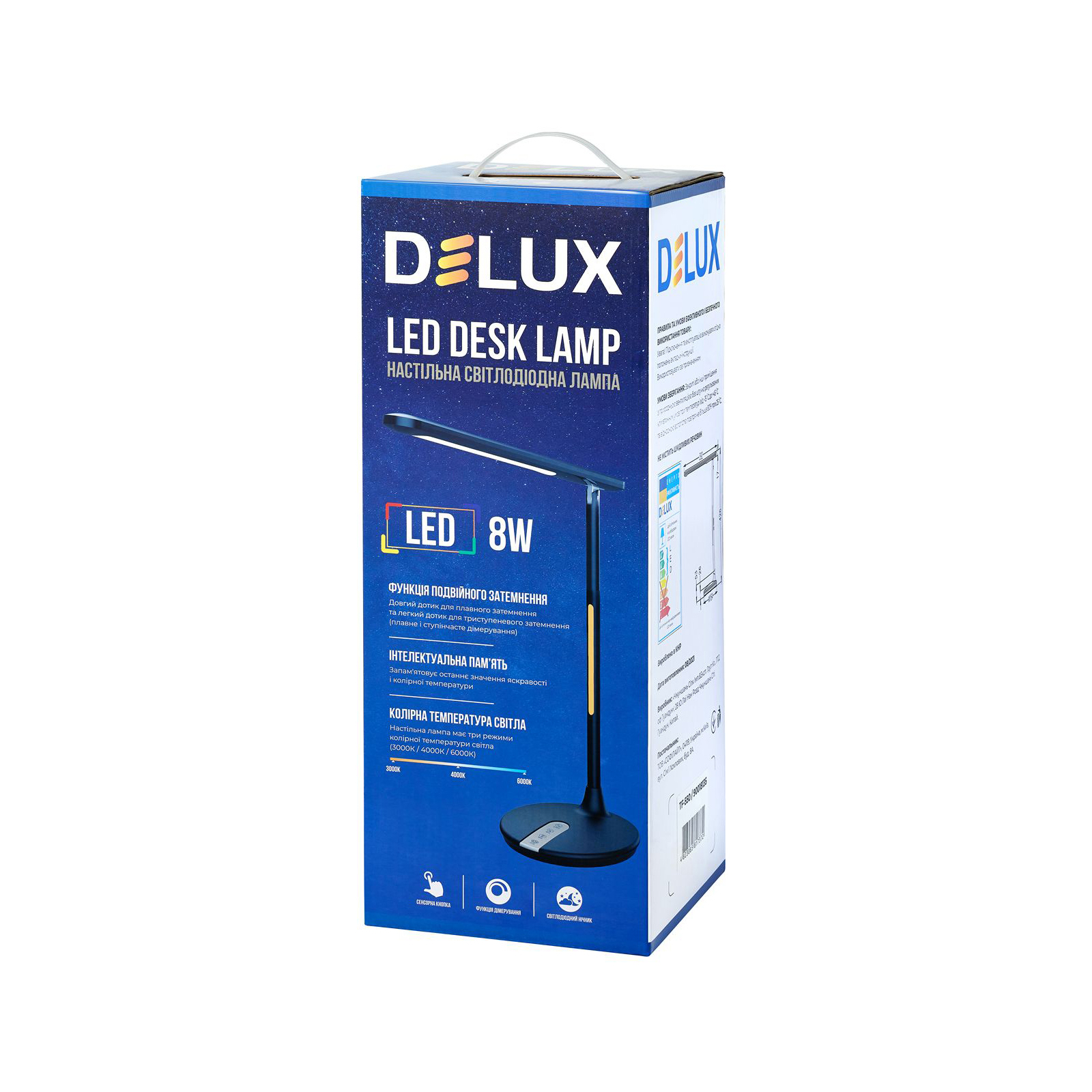 Настільна лампа Delux LED TF-550_8 Вт (90018136) зображення 3
