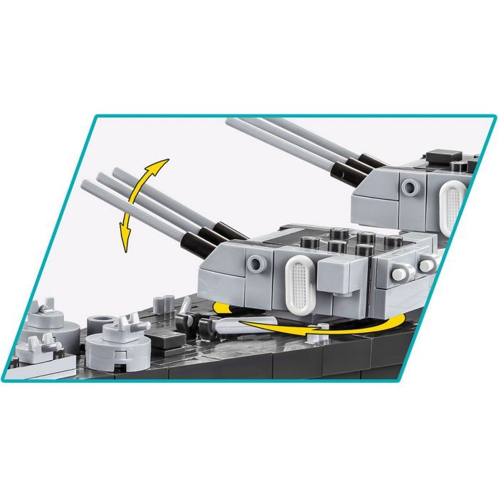 Конструктор Cobi Линкор Миссури BB-63 1:300, 2665 деталей (COBI-4837) изображение 3 Конструктор Cobi Линкор Миссури BB-63 1:300, 2665 деталей (COBI-4837) изображение 3