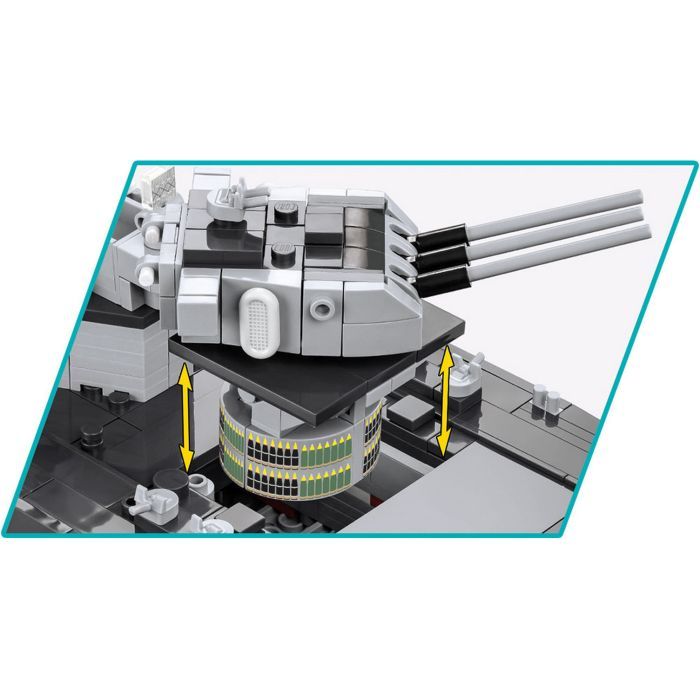 Конструктор Cobi Линкор Миссури BB-63 1:300, 2665 деталей (COBI-4837) изображение 5 Конструктор Cobi Линкор Миссури BB-63 1:300, 2665 деталей (COBI-4837) изображение 5