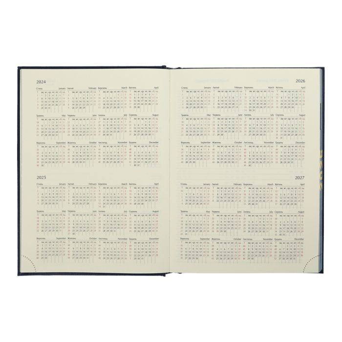 Еженедельник Buromax датированный 2025 GENTLE, А5 красный (BM.2109-05) изображение 10