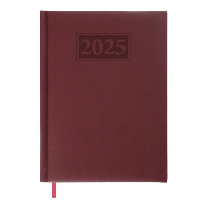 Еженедельник Buromax датированный 2025 GENTLE, А5 красный (BM.2109-05)