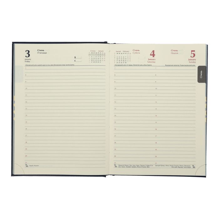 Еженедельник Buromax датированный 2025 GENTLE, А5 красный (BM.2109-05) изображение 5