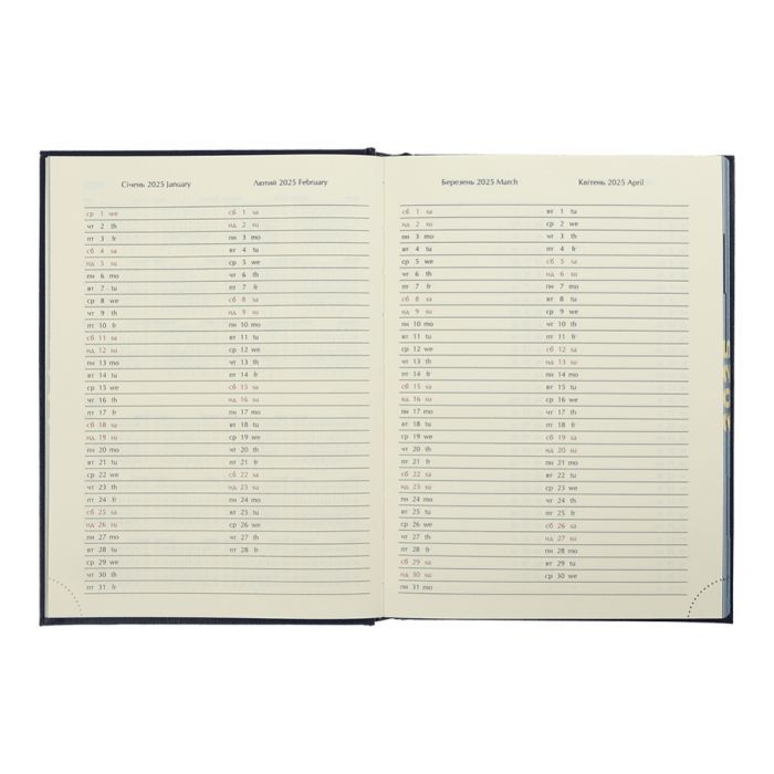 Еженедельник Buromax датированный 2025 GENTLE, А5 красный (BM.2109-05) изображение 9
