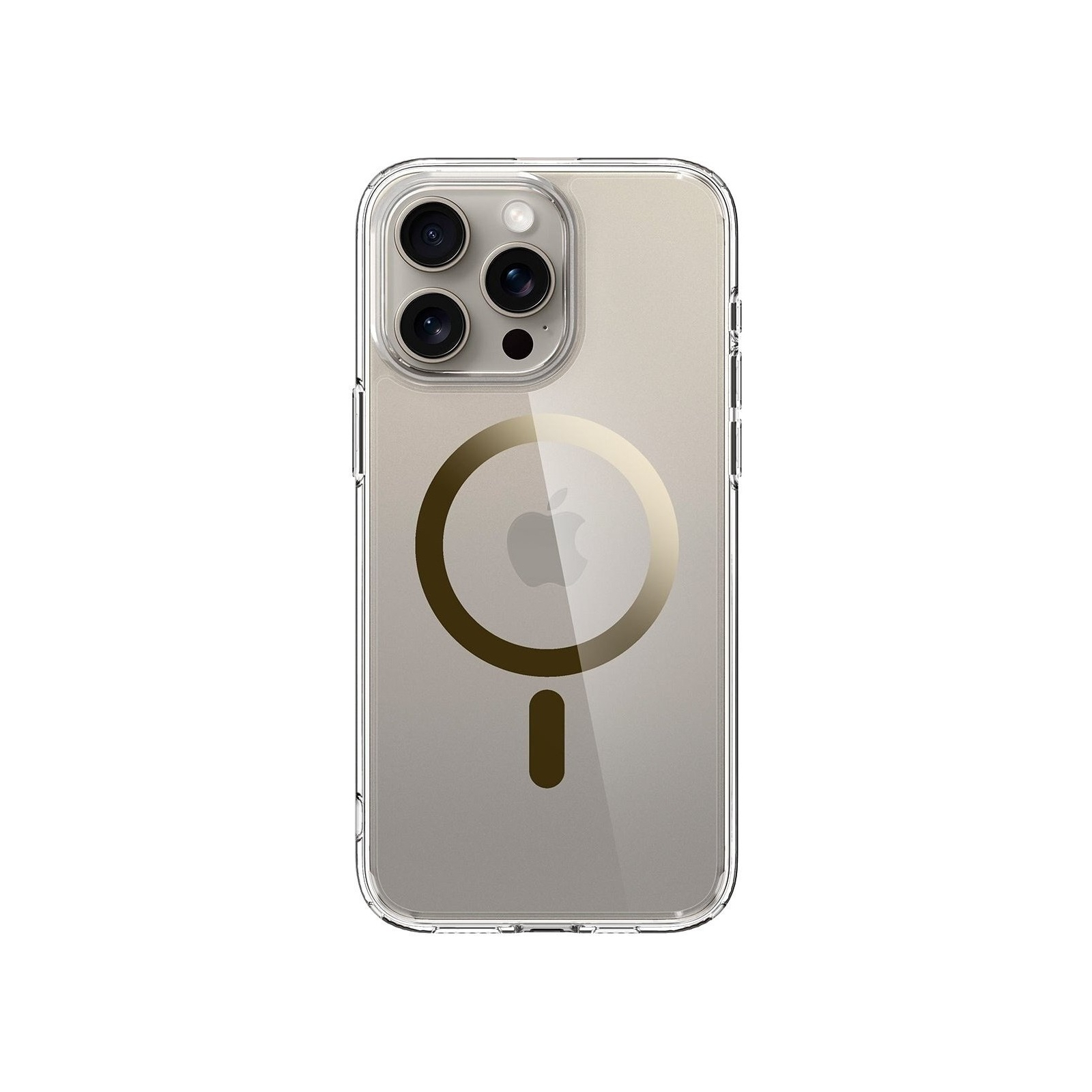 Чохол до мобільного телефона Spigen Apple iPhone 15 Pro Ultra Hybrid MagFit Gold (ACS06718) зображення 9