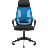 Офісне крісло Richman Профі Пластик Піастра Сітка чорна + синя (ADD0003190) зображення 2