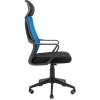 Офісне крісло Richman Профі Пластик Піастра Сітка чорна + синя (ADD0003190) зображення 3