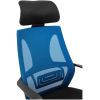 Офисное кресло Richman Профи Пластик Пиастра Сетка черная + синяя (ADD0003190) изображение 5