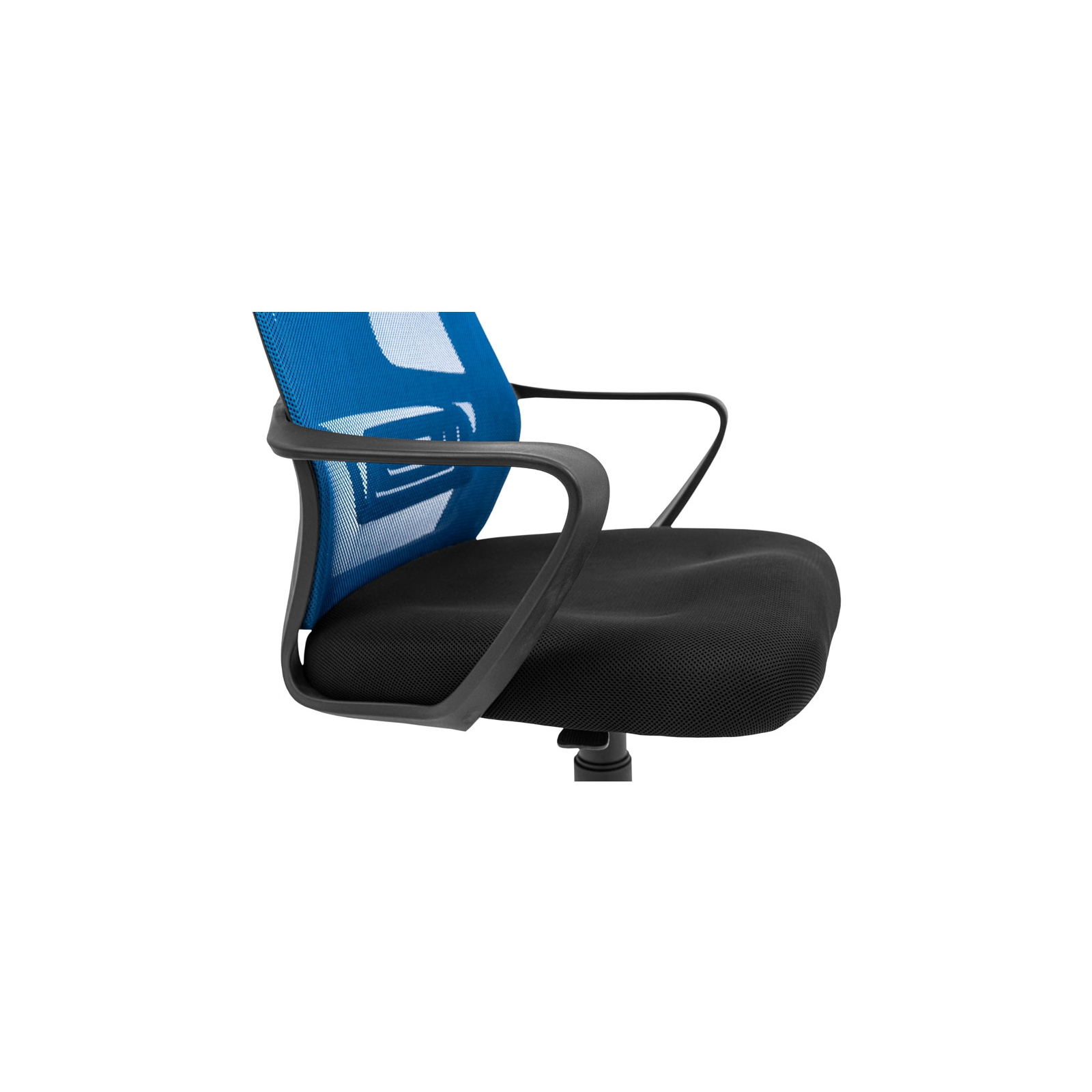 Офісне крісло Richman Профі Пластик Піастра Сітка чорна + синя (ADD0003190) зображення 7