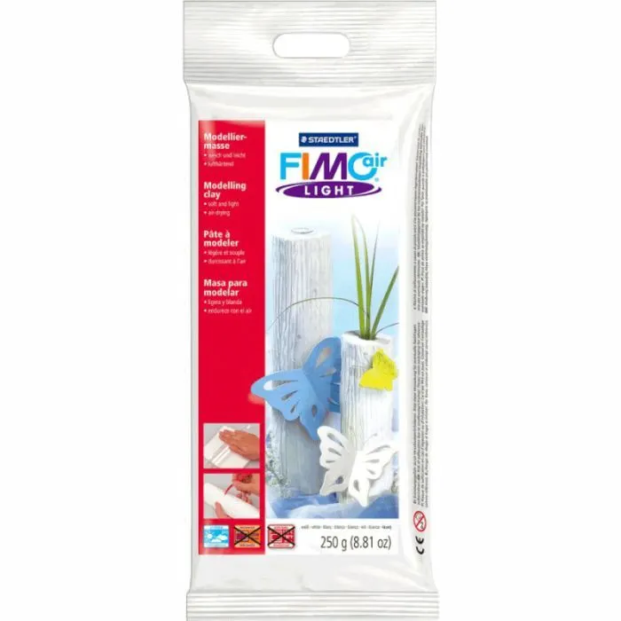 Пластика Fimo Air Light самозастывающая, белая, 250 г (4007817813041) изображение 2