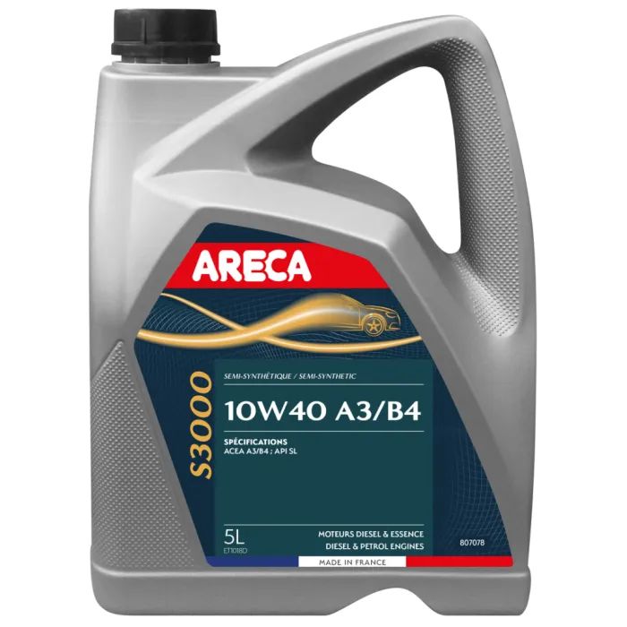 Моторна олива Areca S3000 10W-40 5л (80707)