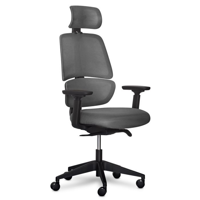 Офисное кресло Mealux Leo Air Plus Grey / Blue (Y-546 KBGL)