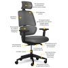 Офисное кресло Mealux Leo Air Plus Dark Grey (Y-546 KBG) изображение 2