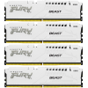 Модуль памяти для компьютера DDR5 128GB (4x32GB) 5600 MHz FURY Beast White Kingston Fury (ex.HyperX) (KF556C40BWK4-128)