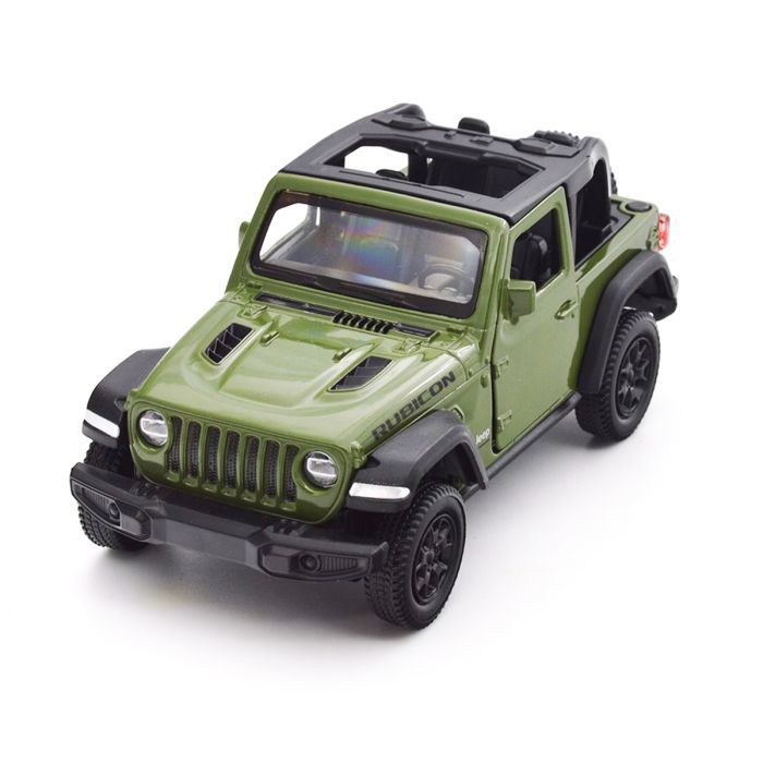 Машина TechnoDrive Jeep Wrangler Rubicon 2021 зеленый (250339U)