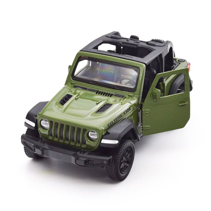 Машина TechnoDrive Jeep Wrangler Rubicon 2021 зеленый (250339U) изображение 9