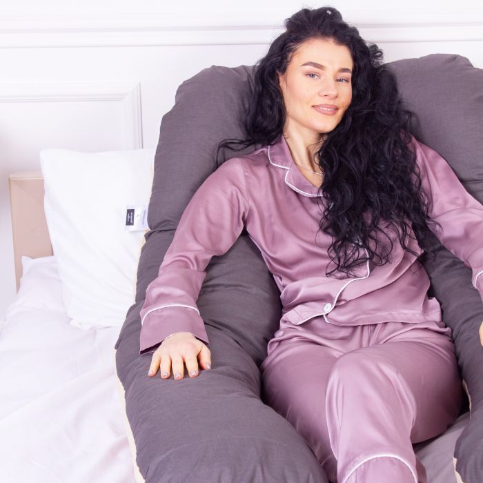 Подушка MirSon для вагітних і відпочинку Naturale Line №8001 U-подібна Marco (2200006178095) зображення 7
