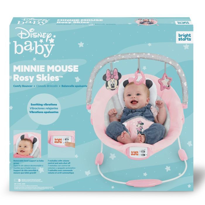 Кресло-качалка Bright Starts Minnie Mouse Rosy Skies (12206) изображение 2