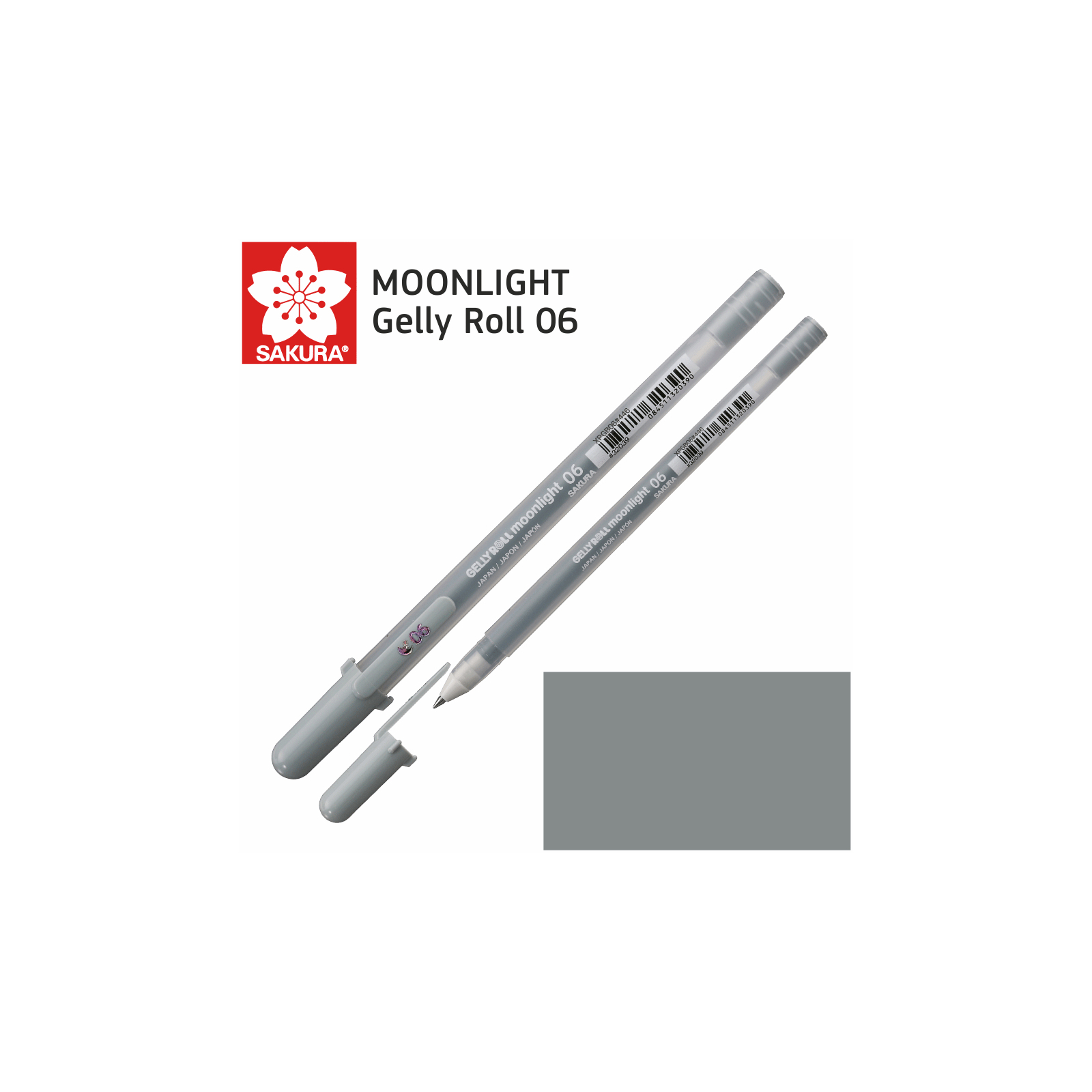 Ручка гелевая Sakura MOONLIGHT Gelly Roll 06, Серо-зеленый (084511320390)