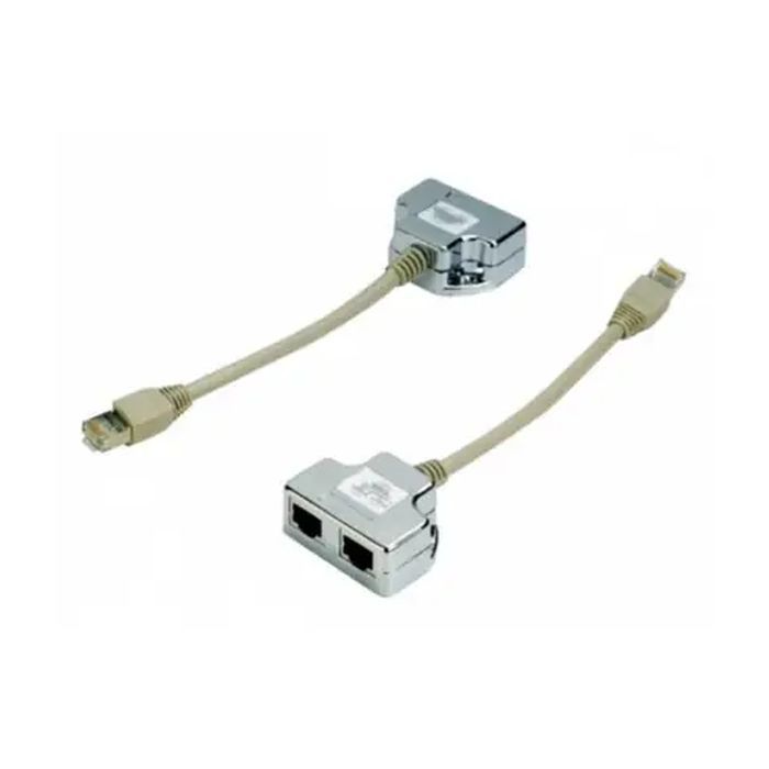 Разветвитель витой пары, UTP, cat.5e, 1*Male/RJ45-2*Femail/RJ45 Hypernet (YT4-U2-U2) изображение 3