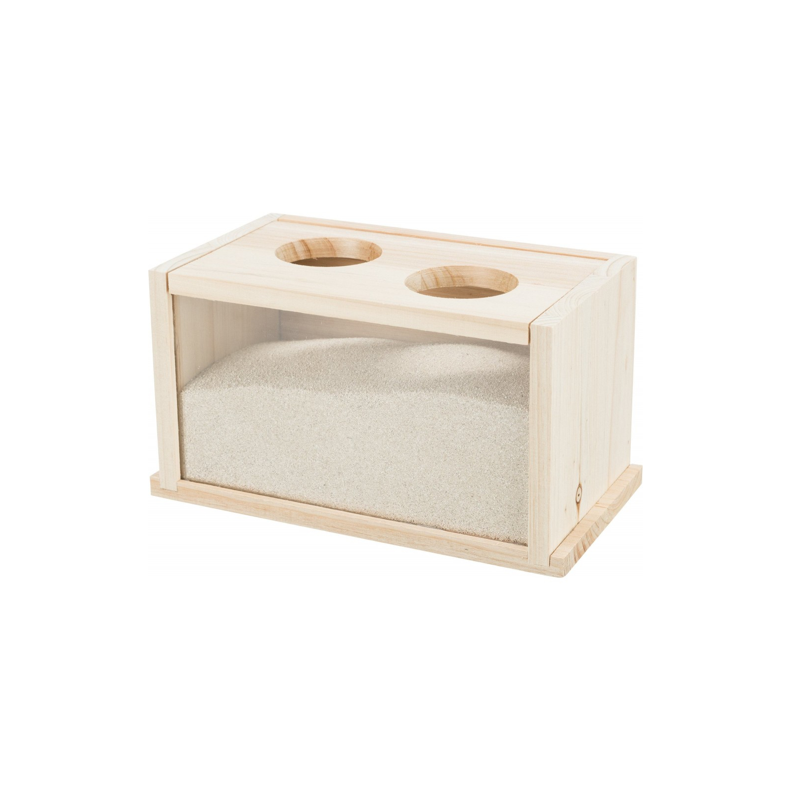 Іграшка для гризунів Trixie Ванна дерев'яна 22х12х12 см (4011905630045)