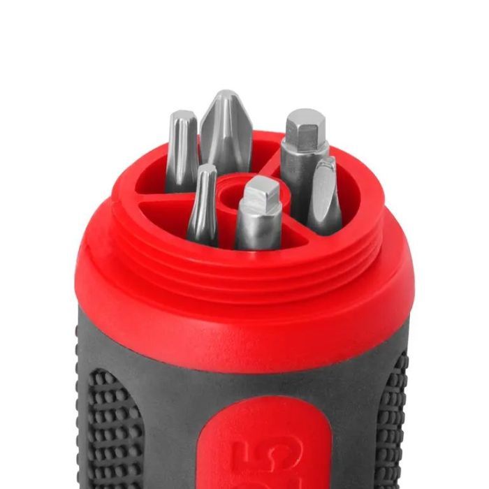 Набор отверток Ronix с трещоткой и набором бит, 19в1 (RH-2725) изображение 5