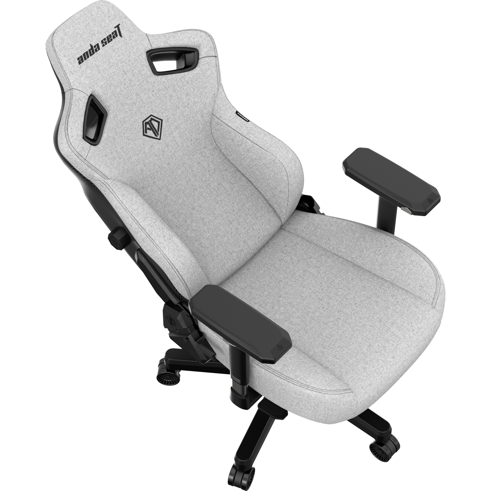 Кресло игровое Anda Seat Kaiser 3 Fabric Size XL Black (AD12YDC-XL-01-B-CF) изображение 11