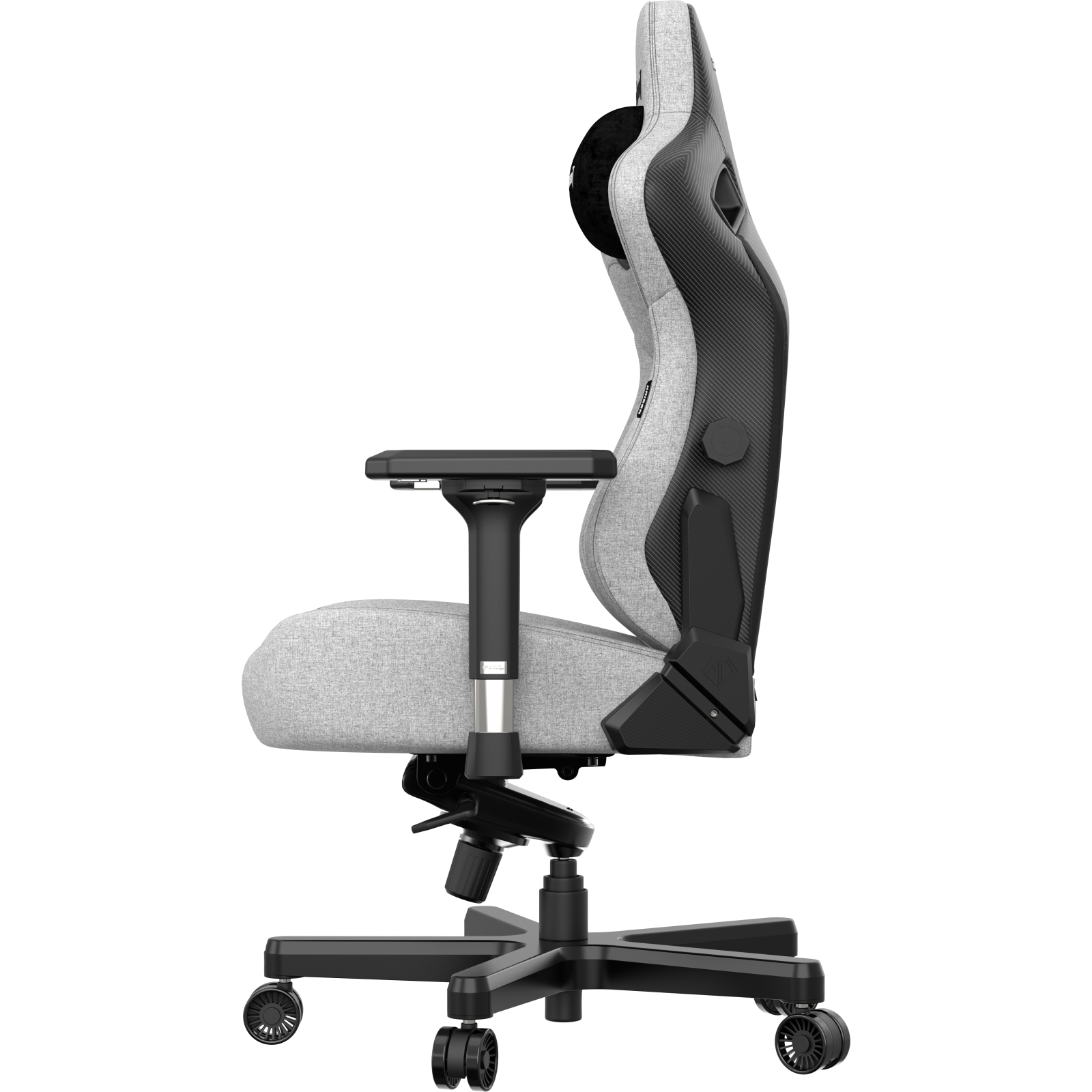 Крісло ігрове Anda Seat Kaiser 3 Black Fabric Size XL (AD12YDC-XL-01-B-CF) зображення 5