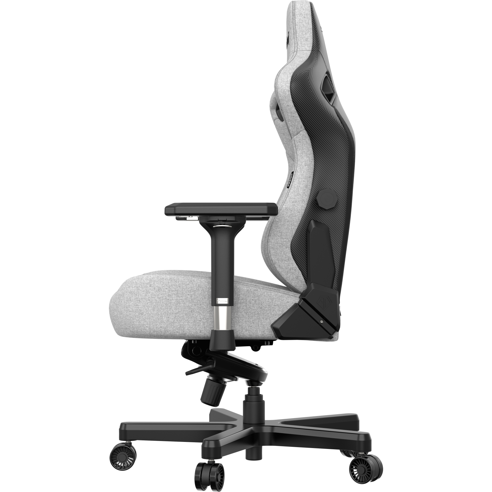Крісло ігрове Anda Seat Kaiser 3 Fabric Size XL Black (AD12YDC-XL-01-B-CF) зображення 7