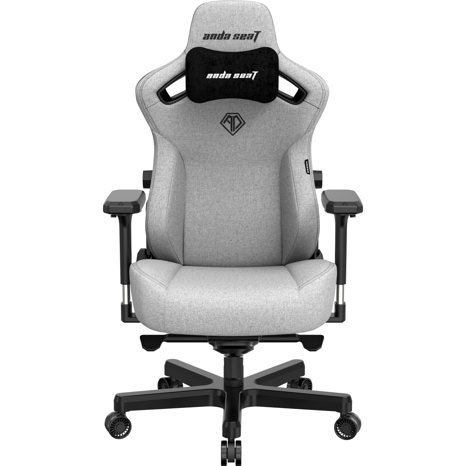 Крісло ігрове Anda Seat Kaiser 3 Fabric Size XL Black (AD12YDC-XL-01-B-CF)