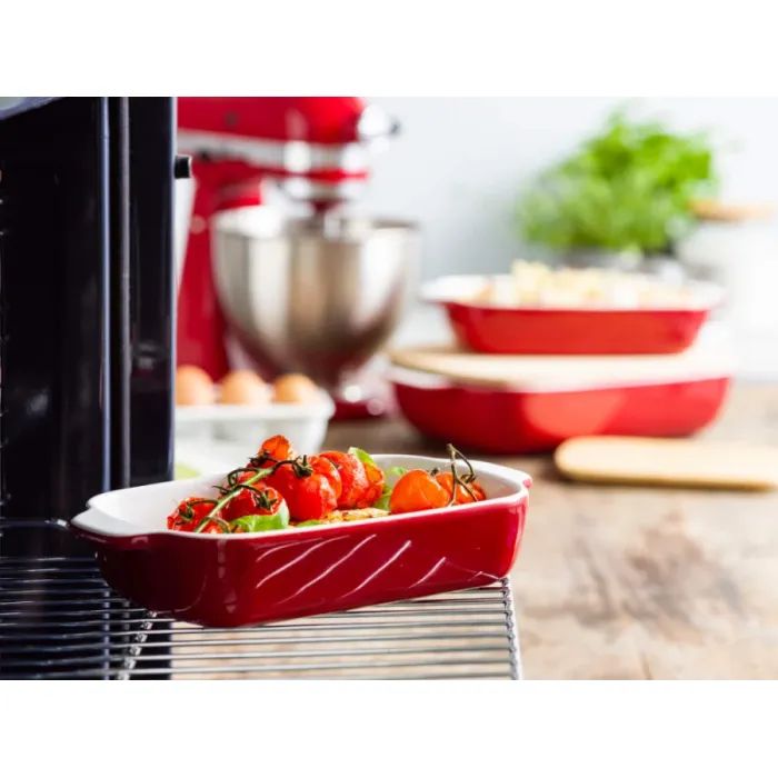 Форма для выпечки KitchenAid з кришкою керамогранітна 0,9 л Кремова (CC006105-001) изображение 6