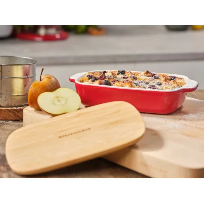 Форма для выпечки KitchenAid з кришкою керамогранітна 0,9 л Кремова (CC006105-001) изображение 7