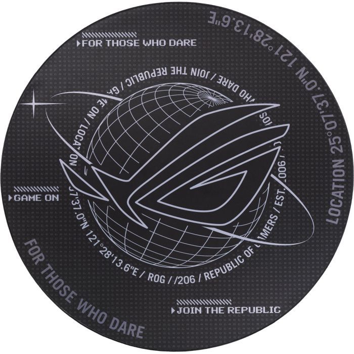 Килимок під крісло ASUS ROG Cosmic Mat Black (90GC01E0-BGW000) зображення 2