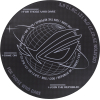 Килимок під крісло ASUS ROG Cosmic Mat Black (90GC01E0-BGW000) зображення 2