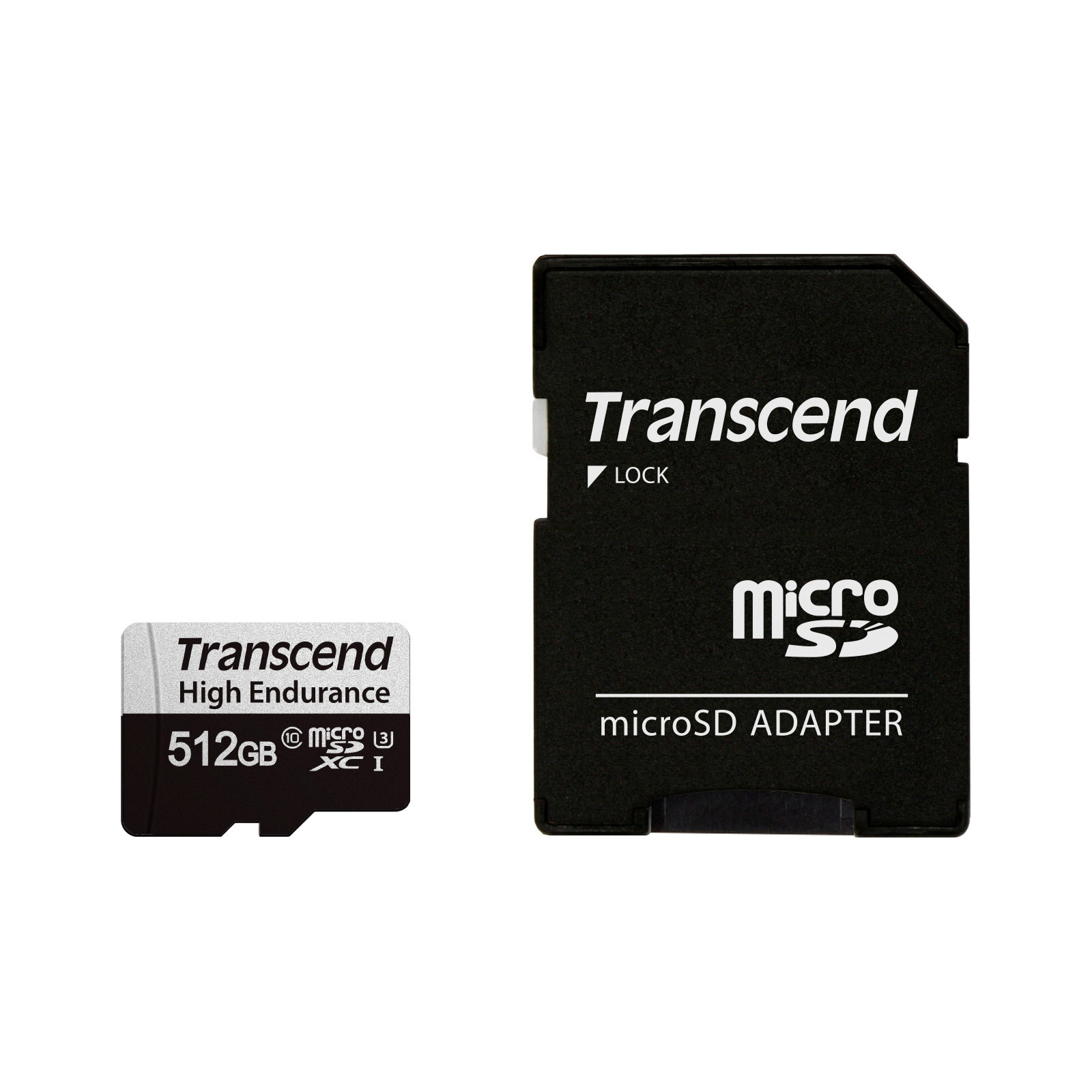 Карта пам'яті Transcend 512GB microSDXC class 10 UHS-I U3 High Endurance (TS512GUSD350V)