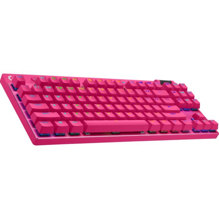 Клавіатура Logitech G PRO X TKL Lightspeed Tactile USB UA Magenta (920-012159) зображення 2