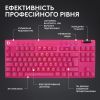 Клавіатура Logitech G PRO X TKL Lightspeed Tactile USB UA Magenta (920-012159) зображення 6