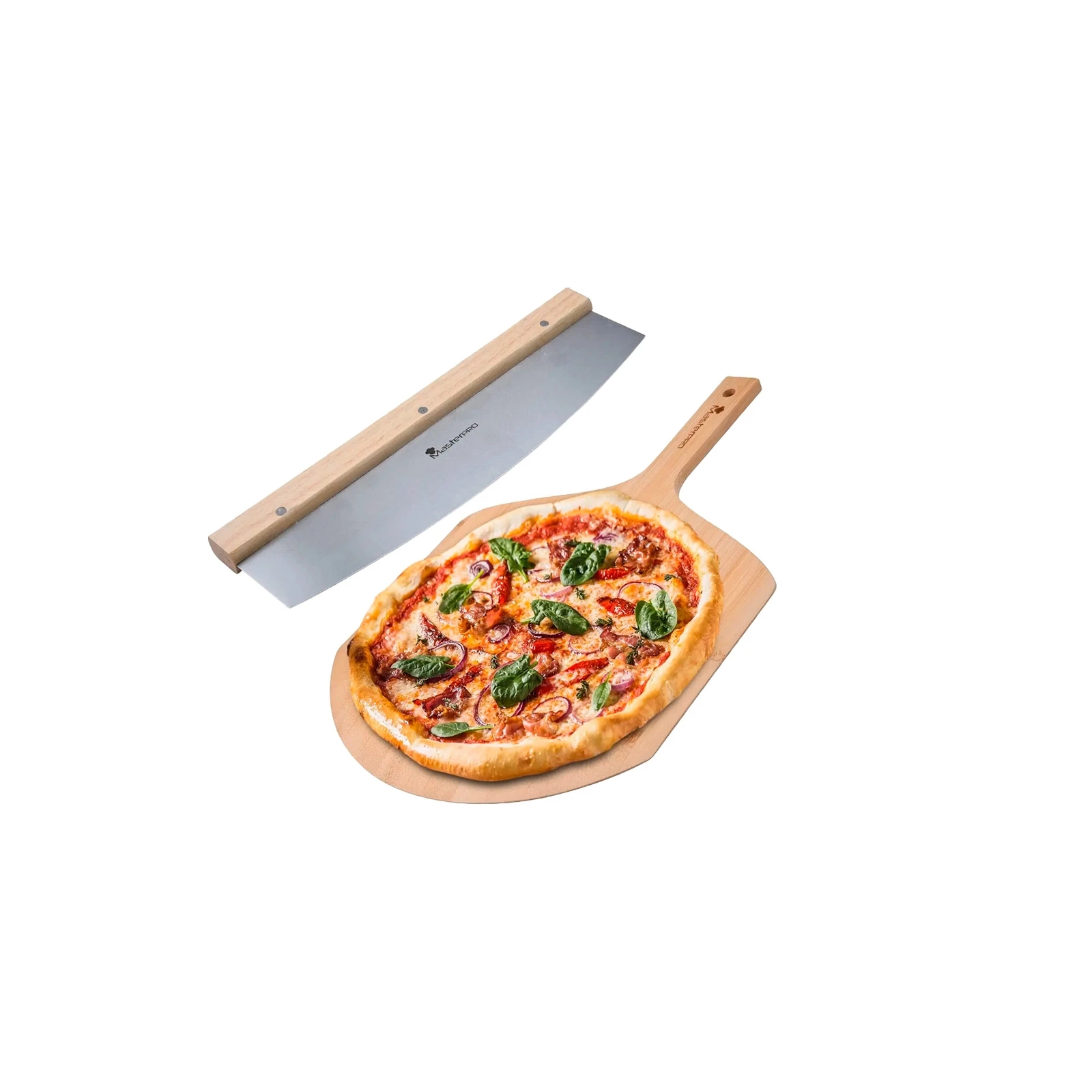 Кухонний ніж MasterPro Pizza oven 2 предмета (ніж та дошка) (BGKIT-0046) зображення 2
