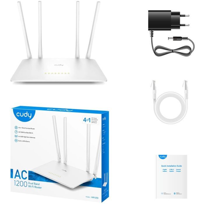 Маршрутизатор Cudy WR1200 зображення 5