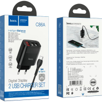 Зарядное устройство HOCO C86A set (Type-C) Black (6931474746313) изображение 5